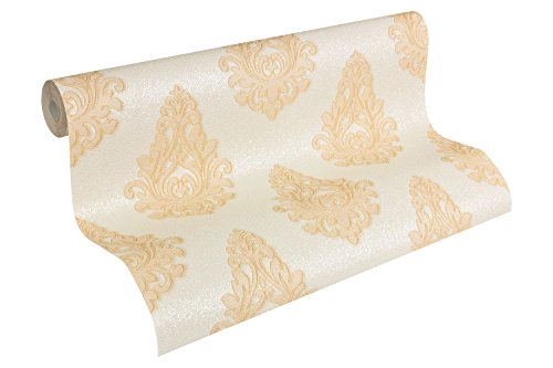 Architects Paper Tapete Nobile klassische Mustertapete strukturiert creme metallic, weiß, 959811 Architects Paper Tapete Nobile klassische Mustertapete strukturiert creme metallic, weiß, 959811 von A.S. Création