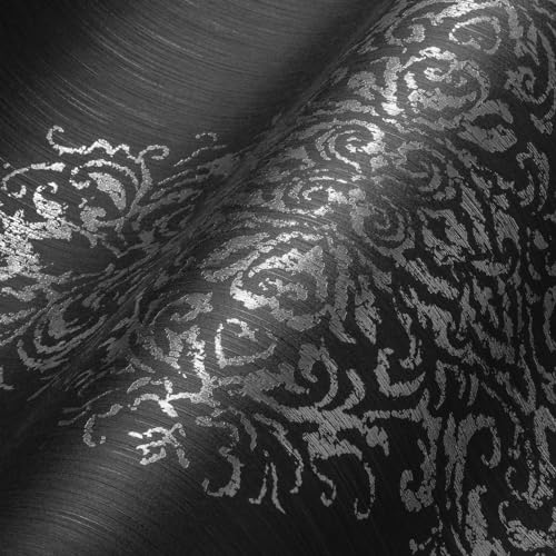 Architects Paper Textiltapete Luxury wallpaper Tapete mit Ornamenten barock 10,05 m x 0,53 m grau metallic Made in Germany 319454 31945-4 Architects Paper Textiltapete Luxury wallpaper Tapete mit Ornamenten barock 10,05 m x 0,53 m grau metallic Made in Germany 319454 31945-4 von A.S. Création
