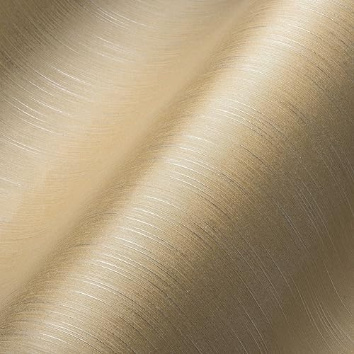 Architects Paper Textiltapete Metallic Silk Tapete Uni 10,05 m x 0,53 m creme Made in Germany 309071 30907-1 von Architects Paper