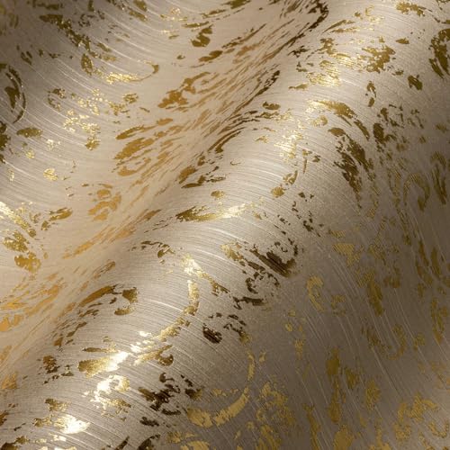 Architects Paper Textiltapete Metallic Silk Tapete mit Ornamenten barock 10,05 m x 0,53 m beige metallic Made in Germany 306602 30660-2 Architects Paper Textiltapete Metallic Silk Tapete mit Ornamenten barock 10,05 m x 0,53 m beige metallic Made in Germany 306602 30660-2 von A.S. Création