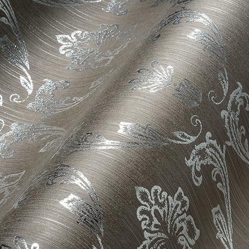 Architects Paper Textiltapete Metallic Silk Tapete mit Ornamenten barock 10,05 m x 0,53 m braun metallic Made in Germany 306583 30658-3 Architects Paper Textiltapete Metallic Silk Tapete mit Ornamenten barock 10,05 m x 0,53 m braun metallic Made in Germany 306583 30658-3 von A.S. Création