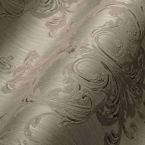 Architects Paper Textiltapete Tessuto 2 Tapete mit Ornamenten barock 10,05 m x 0,53 m beige braun Made in Germany 961963 96196-3 Architects Paper Textiltapete Tessuto 2 Tapete mit Ornamenten barock 10,05 m x 0,53 m beige braun Made in Germany 961963 96196-3 von A.S. Création