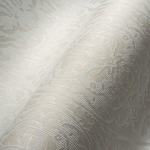 Architects Paper Textiltapete Tessuto 2 Tapete mit Ornamenten barock 10,05 m x 0,53 m creme weiß Made in Germany 961954 96195-4 Architects Paper Textiltapete Tessuto 2 Tapete mit Ornamenten barock 10,05 m x 0,53 m creme weiß Made in Germany 961954 96195-4 von A.S. Création