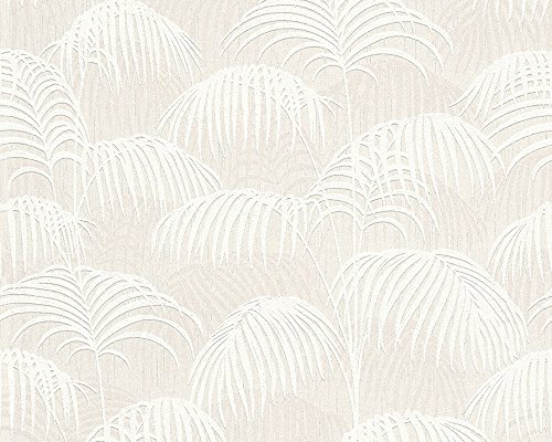 A.S. Création Architects Paper Textiltapete Tessuto 2 Tapete mit Palmenprint 10,05 m x 0,53 m creme weiß Made in Germany 961981 96198-1 A.S. Création Architects Paper Textiltapete Tessuto 2 Tapete mit Palmenprint 10,05 m x 0,53 m creme weiß Made in Germany 961981 96198-1 von A.S. Création