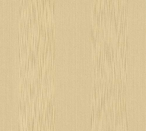 Architects Paper Textiltapete Tessuto Tapete mit Blockstreifen 10,05 m x 0,53 m gelb Made in Germany 956603 95660-3 von Architects Paper