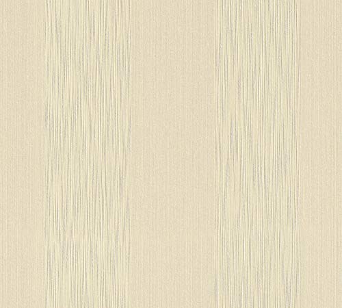 Architects Paper Textiltapete Tessuto Tapete mit Blockstreifen 10,05 m x 0,53 m gelb Made in Germany 956605 95660-5 von Architects Paper