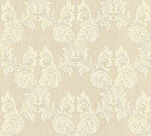 A.S. Création Architects Paper Textiltapete Tessuto Tapete mit Ornamenten barock 10,05 m x 0,53 m beige gelb Made in Germany 956302 95630-2 A.S. Création Architects Paper Textiltapete Tessuto Tapete mit Ornamenten barock 10,05 m x 0,53 m beige gelb Made in Germany 956302 95630-2 von A.S. Création