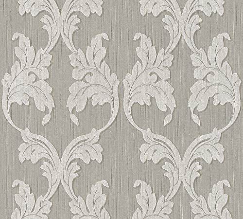 Architects Paper Textiltapete Tessuto Tapete mit Ornamenten barock 10,05 m x 0,53 m beige grau Made in Germany 956286 95628-6 Architects Paper Textiltapete Tessuto Tapete mit Ornamenten barock 10,05 m x 0,53 m beige grau Made in Germany 956286 95628-6 von A.S. Création