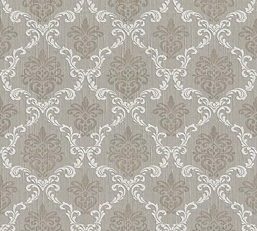 A.S. Création Architects Paper Textiltapete Tessuto Tapete mit Ornamenten barock 10,05 m x 0,53 m beige grau Made in Germany 956296 95629-6 A.S. Création Architects Paper Textiltapete Tessuto Tapete mit Ornamenten barock 10,05 m x 0,53 m beige grau Made in Germany 956296 95629-6 von A.S. Création