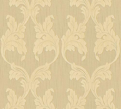 Architects Paper Textiltapete Tessuto Tapete mit Ornamenten barock 10,05 m x 0,53 m beige orange Made in Germany 956283 95628-3 Architects Paper Textiltapete Tessuto Tapete mit Ornamenten barock 10,05 m x 0,53 m beige orange Made in Germany 956283 95628-3 von A.S. Création