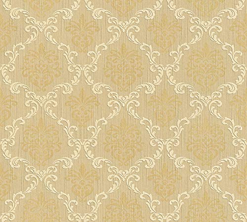 Architects Paper Textiltapete Tessuto Tapete mit Ornamenten barock 10,05 m x 0,53 m beige orange Made in Germany 956293 95629-3 Architects Paper Textiltapete Tessuto Tapete mit Ornamenten barock 10,05 m x 0,53 m beige orange Made in Germany 956293 95629-3 von A.S. Création