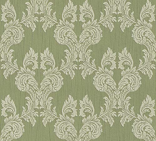 Architects Paper Textiltapete Tessuto Tapete mit Ornamenten barock 10,05 m x 0,53 m grün Made in Germany 956304 95630-4 Architects Paper Textiltapete Tessuto Tapete mit Ornamenten barock 10,05 m x 0,53 m grün Made in Germany 956304 95630-4 von A.S. Création