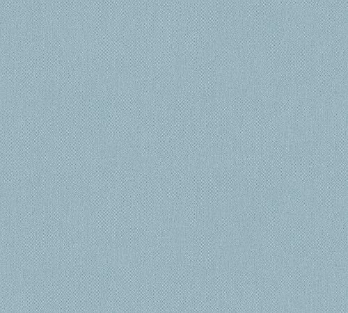 Architects Paper Unitapete Floral Impression Tapete einfarbig unifarben PVC-freie Vliestapete blau matt glatt 377027 37702-7 von Architects Paper