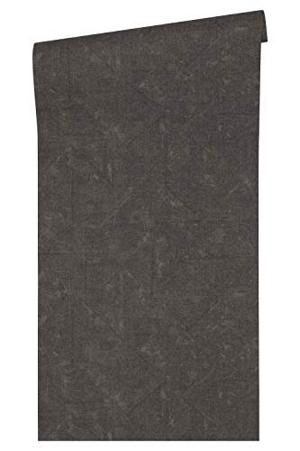 Architects Paper Vliestapete Absolutely Chic Tapete im Ethno Look 10,05 m x 0,53 m metallic schwarz braun Made in Germany 369742 36974-2 von Architects Paper