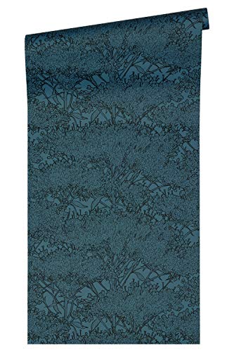 A.S. Création Architects Paper Vliestapete Absolutely Chic Tapete mit Blumen floral 10,05 m x 0,53 m blau schwarz Made in Germany 369726 36972-6 A.S. Création Architects Paper Vliestapete Absolutely Chic Tapete mit Blumen floral 10,05 m x 0,53 m blau schwarz Made in Germany 369726 36972-6 von A.S. Création