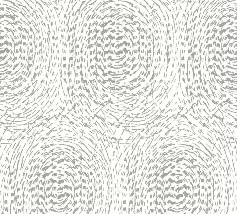 Architects Paper Vliestapete Architects Paper Alpha, Geometrische Tapete, silber, weiß von Architects Paper
