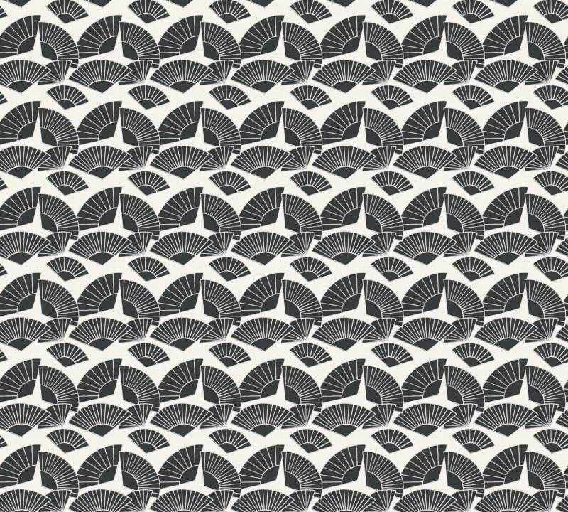 Architects Paper Vliestapete Fan, glatt, Motiv, abstrakt, naturalistisch, Geometrische Tapete Designer Metallic Tapeten Wohnzimmer Schlafzimmer von Architects Paper