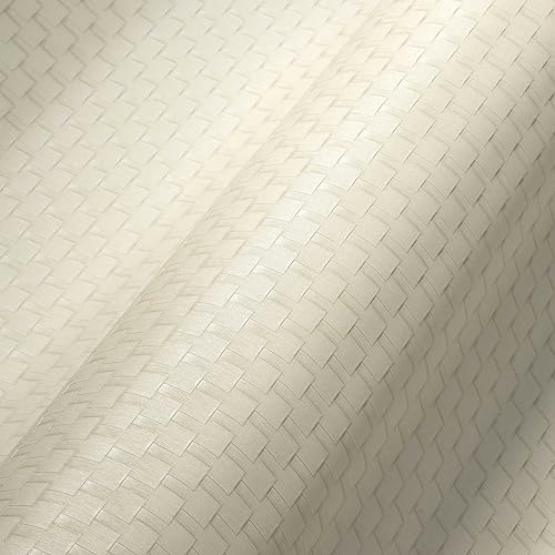 Architects Paper Vliestapete Luxury Wallpaper Tapete grafisch geometrisch 10,05 m x 0,53 m beige creme metallic Made in Germany 319082 31908-2 von Architects Paper