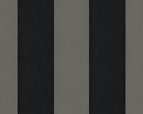 Architects Paper beflockte Vliestapete Castello Tapete Luxustapete Blockstreifentapete 10,05 m x 0,52 m grau schwarz metallic Made in Germany 335815 33581-5 Architects Paper beflockte Vliestapete Castello Tapete Luxustapete Blockstreifentapete 10,05 m x 0,52 m grau schwarz metallic Made in Germany 335815 33581-5 von A.S. Création