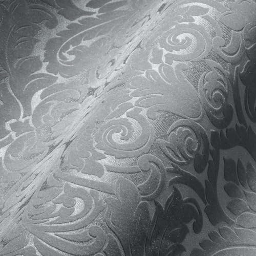 Architects Paper beflockte Vliestapete Castello Tapete Luxustapete klassisch neo-barock 10,05 m x 0,52 m grau metallic Made in Germany 335833 33583-3 Architects Paper beflockte Vliestapete Castello Tapete Luxustapete klassisch neo-barock 10,05 m x 0,52 m grau metallic Made in Germany 335833 33583-3 von A.S. Création