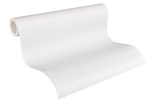 Architects Paper überstreichbare Vliestapete Pigment Eco Tapete 10,05 m x 0,53 m weiß Made in Germany 953451 95345-1 von Architects Paper