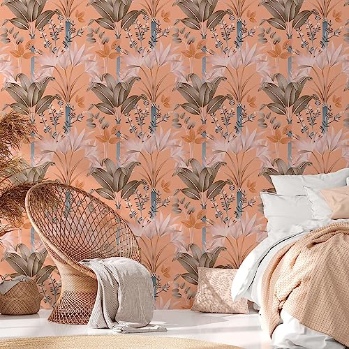 A.S. Création Tapete Floral Bunt Orange Blau Braun- Architects Paper Arcade 391722 - Vliestapete Pflanzen - 10,05 m x 0,53 m Made in Germany von A.S. Création