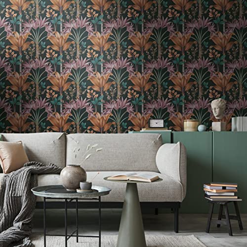 A.S. Création Tapete Floral Bunt Schwarz Orange Rot Grün - Architects Paper Arcade 391721 - Vliestapete Pflanzen - 10,05 m x 0,53 m Made in Germany A.S. Création Tapete Floral Bunt Schwarz Orange Rot Grün - Architects Paper Arcade 391721 - Vliestapete Pflanzen - 10,05 m x 0,53 m Made in Germany von A.S. Création