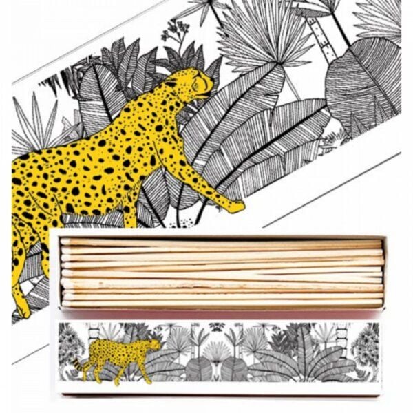 Archivist Cheetah Matchbox lange Streichhölzer von Archivist