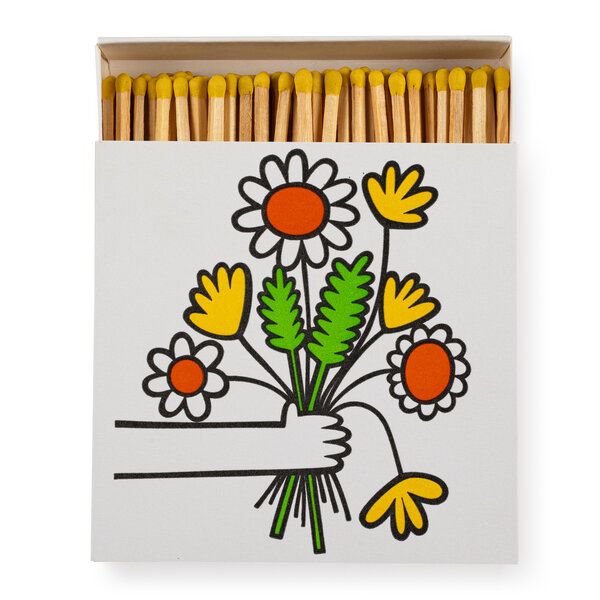 Archivist Flowers Matchbox Streichhölzer von Archivist