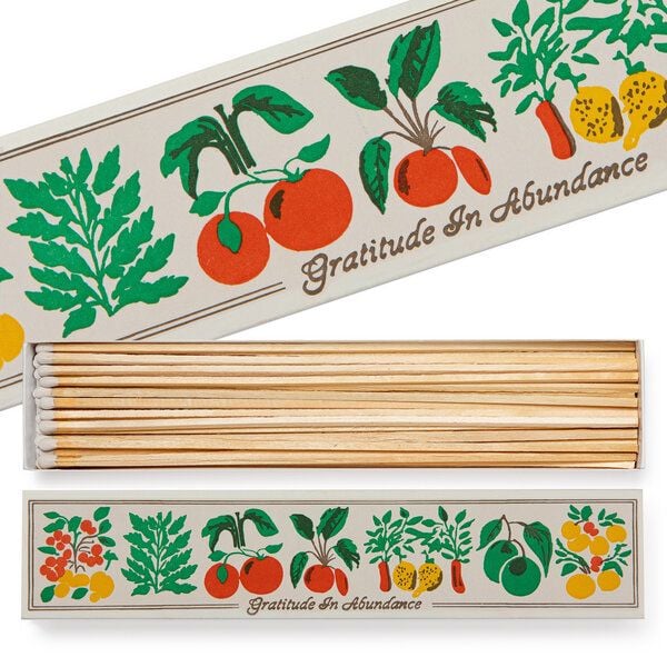 Archivist Gratitude Matchbox lange Streichhölzer von Archivist