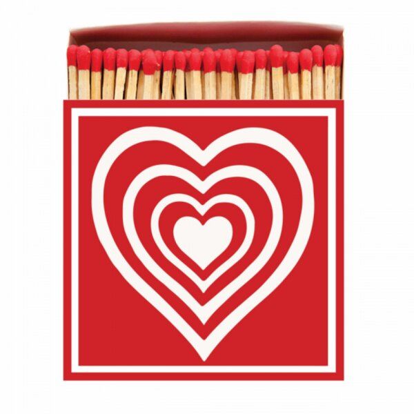 Archivist Hearts Matchbox Streichhölzer von Archivist