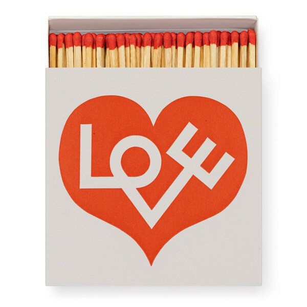 Archivist Love Heart Matchbox Streichhölzer von Archivist