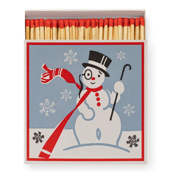 Archivist Snowman Matchbox Streichhölzer von Archivist