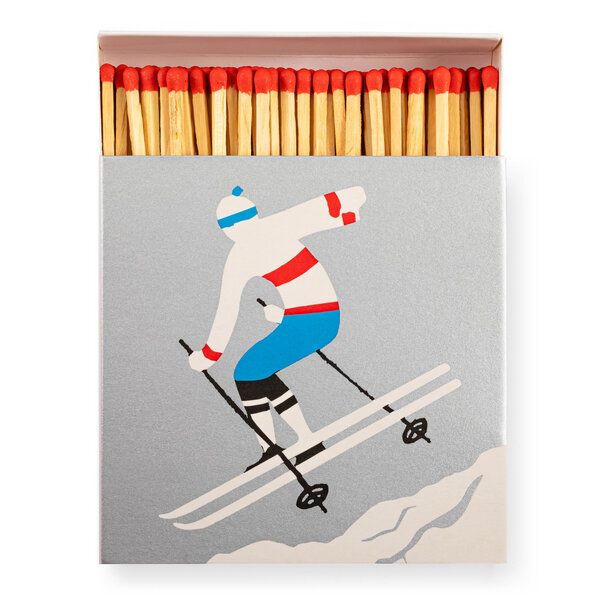 Archivist The Skier Matchbox Streichhölzer von Archivist