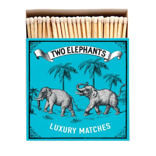 Archivist Two Elephants Matchbox Streichhölzer von Archivist
