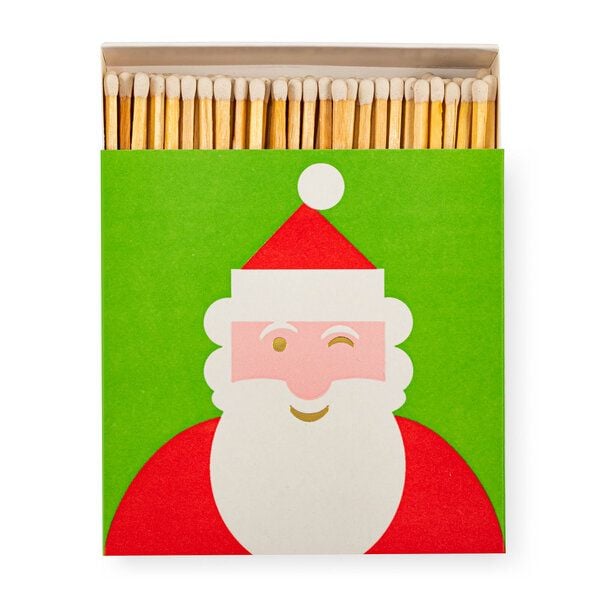 Archivist Zwinkernder Santa Matchbox Streichhölzer von Archivist