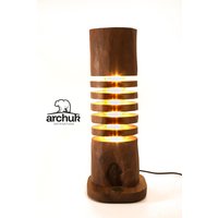 Handgefertigte Dimmbare Led-Lampe Aus Naturholz Bei 5V | Usb Handgefertigte Dimmbare Led-Lampe Aus Naturholz Bei 5V | Usb von ArchukArtenatura