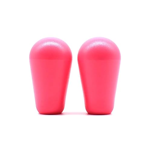 Arcity 2 Stück Arcade Joystick Oval Bat Top Topper Knauf Ball Top Griff Knauf American Type Style Pink und Pink für Zippy SANWA SEIMITSU Arcade1up Maschinenkonsole Schrank von Arcity