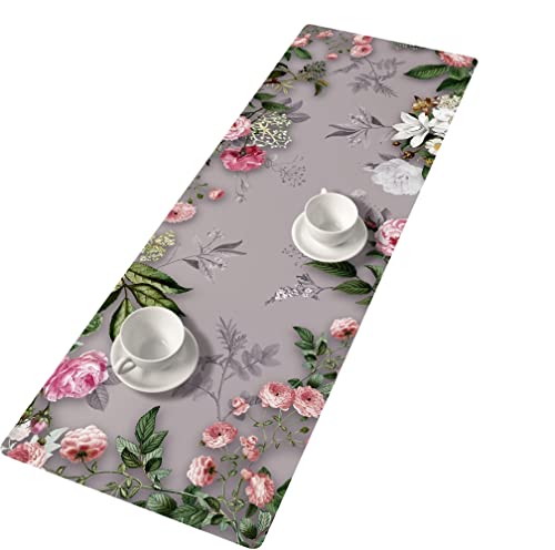 Arco Design Tischläufer Tischband Tischdecke aus Filz mit Muster Tisch-Deko Pflegeleicht 95 x 33 cm (Melanie Grey) von Arco Design