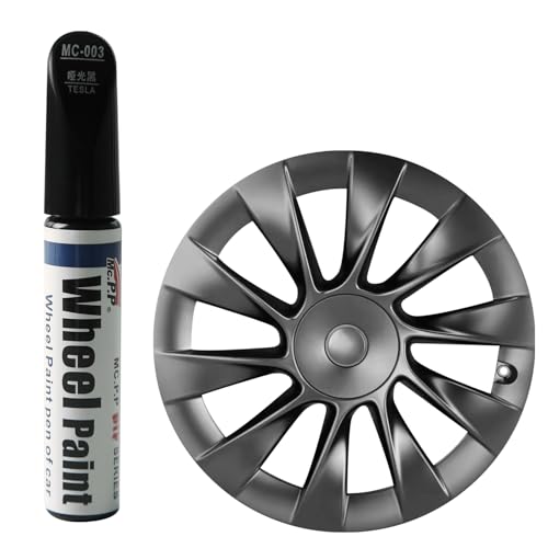 Arcoche Felgen Ausbesserungslack für Tesla, Felgen Ausbesserungslack Felgenkratzer Reparieren Felgenlack Randstein Lackstift für Model Y 3 S X von Arcoche