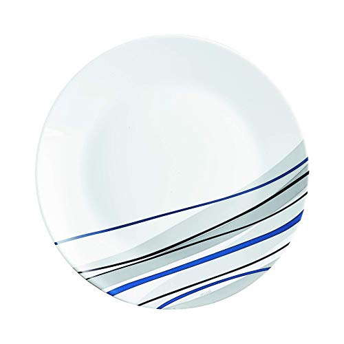 Arcopal Von Luminarc Athenais Blau 18pc Milchglas Dinner Set Geschirr Teller - 6x Dessert Plates von Arcopal