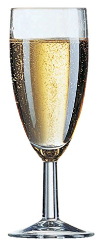 Arcoroc ARC 39084 Reims Sektkelch, Sektglas, 145 ml, mit Füllstrich bei 0,1l, Glas, transparent, 12 Stück von Arcoroc