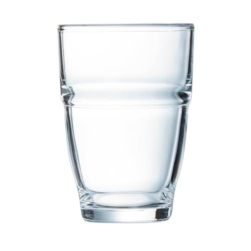 Arcoroc ARC 50830 Forum Trinkglas, Wasserglas, Saftglas, 265ml, Glas, transparent, 6 Stück von Arcoroc
