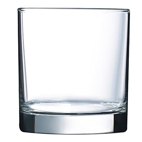 Arcoroc ARC 59947 Islande Whiskyglas, 380 ml, Glas, transparent, 6 Stück von Arcoroc