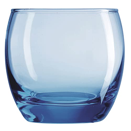 Arcoroc ARC C9688 Salto Ice Blue Whiskyglas, 320ml, Glas, transparent, 6 Stück von Arcoroc