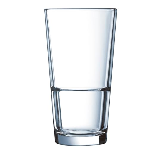 Arcoroc ARC H7764 Stack Up Longdrinkglas, 290ml, Glas, transparent, 6 Stück von Arcoroc