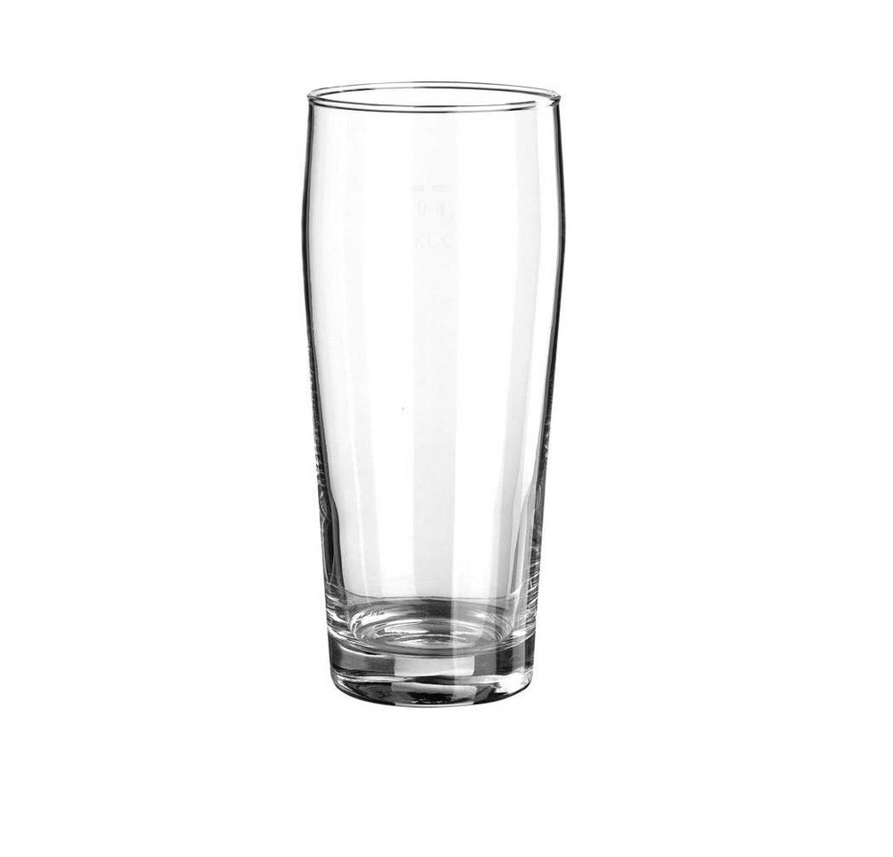 Arcoroc Bierglas Arcoroc Willi Becher 500 ml geeicht auf 400 ml 12er Set, Glas von Arcoroc