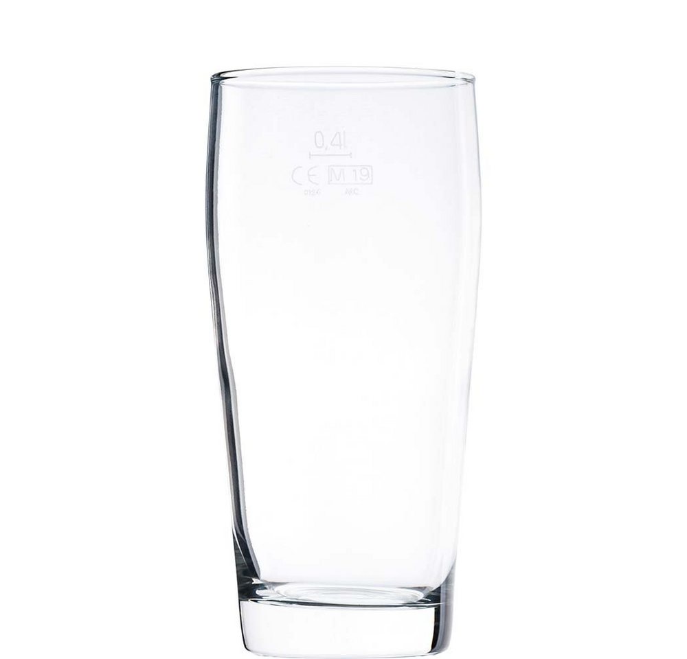 Arcoroc Bierglas Willi, Glas, Bierglas Willibecher 500ml Glas Transparent 12 Stück von Arcoroc