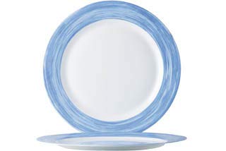 Arcoroc Brush Blue Restaurant Dessertteller 19,5cm, 6 Stück von Arcoroc