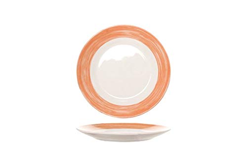 Arcoroc Brush Orange Restaurant Dessertteller 19,5cm, 6 Stück von Arcoroc